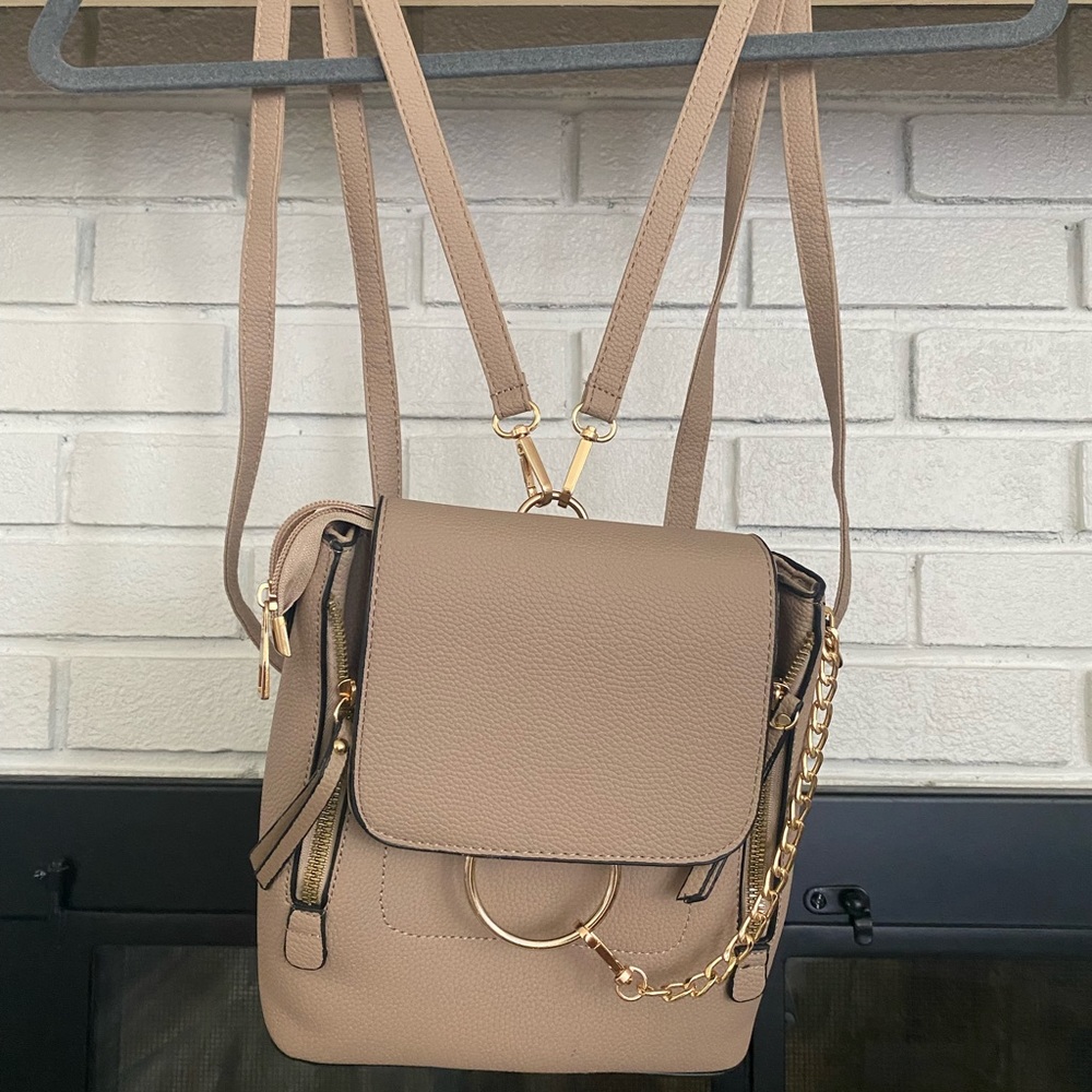 Stylish backpack purse